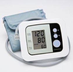 Normal blood pressure reading illustration