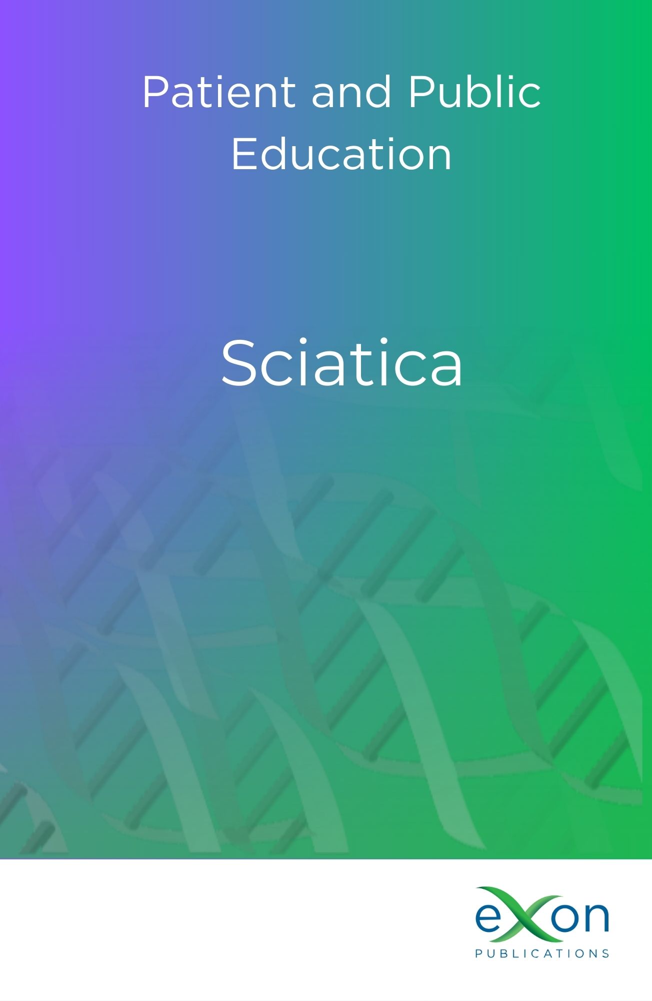 Sciatica book cover