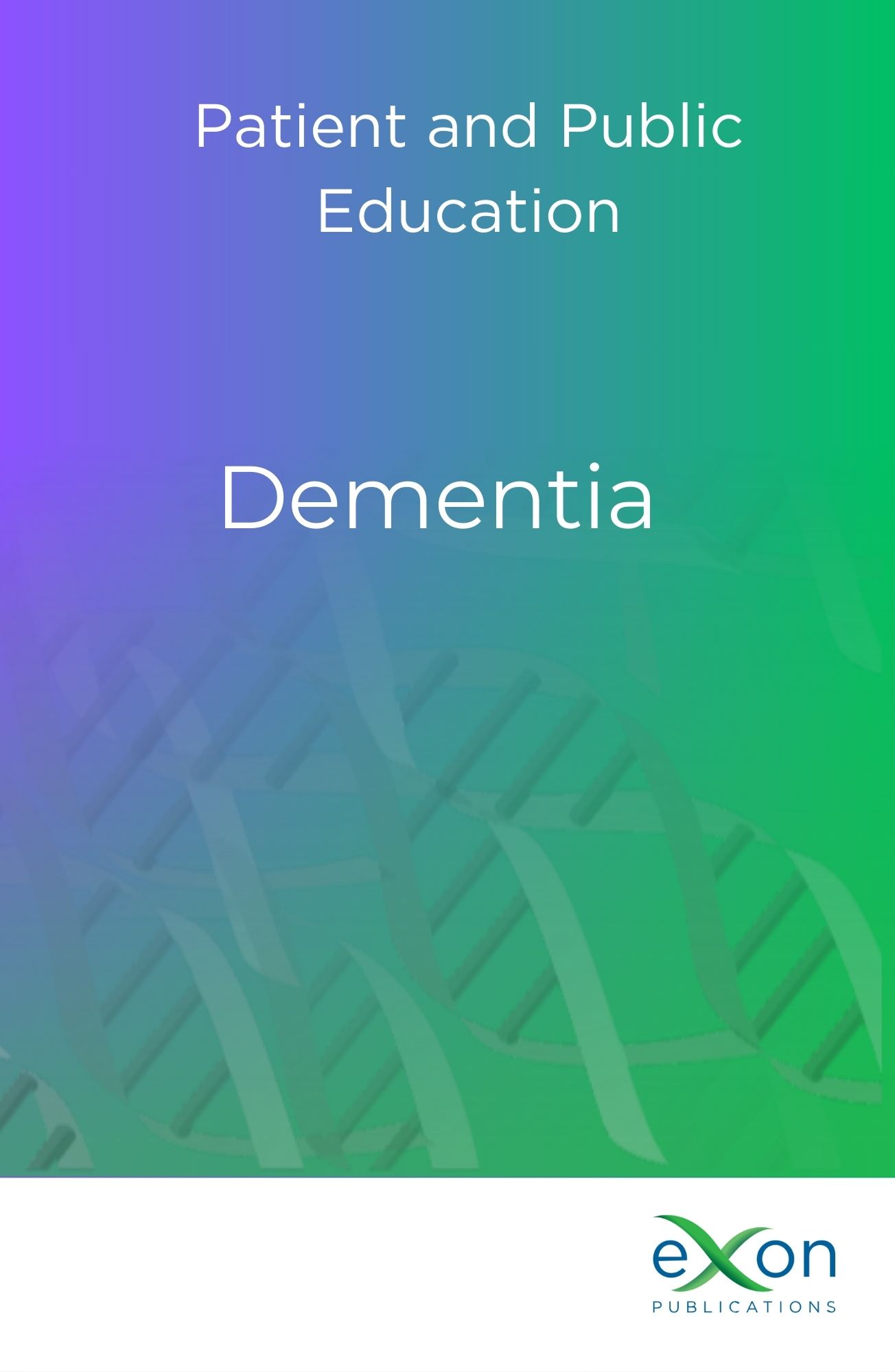 Dementia book cover