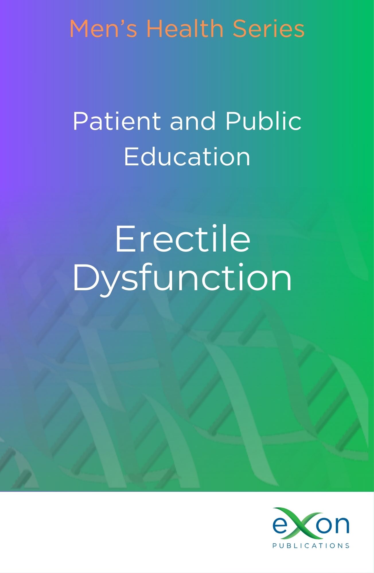 Erectile dysfunction book cover