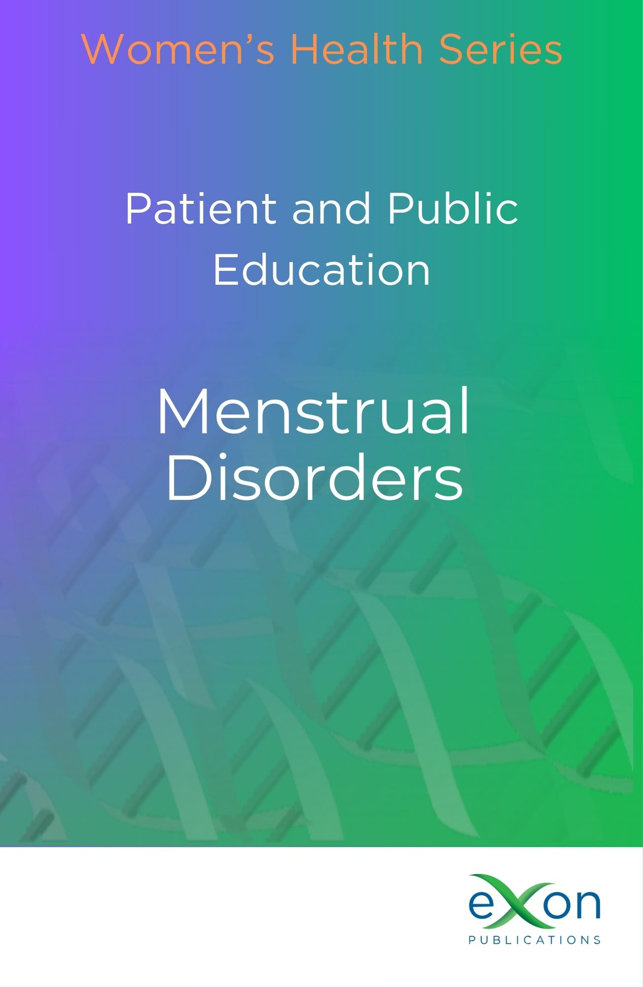 Menstrual disorders book cover