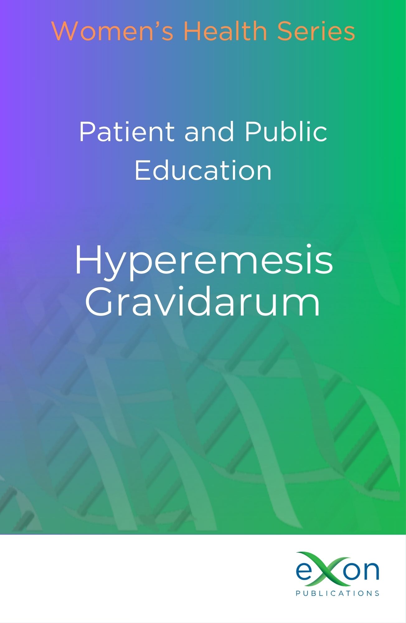 Hyperemesis gravidarum book cover