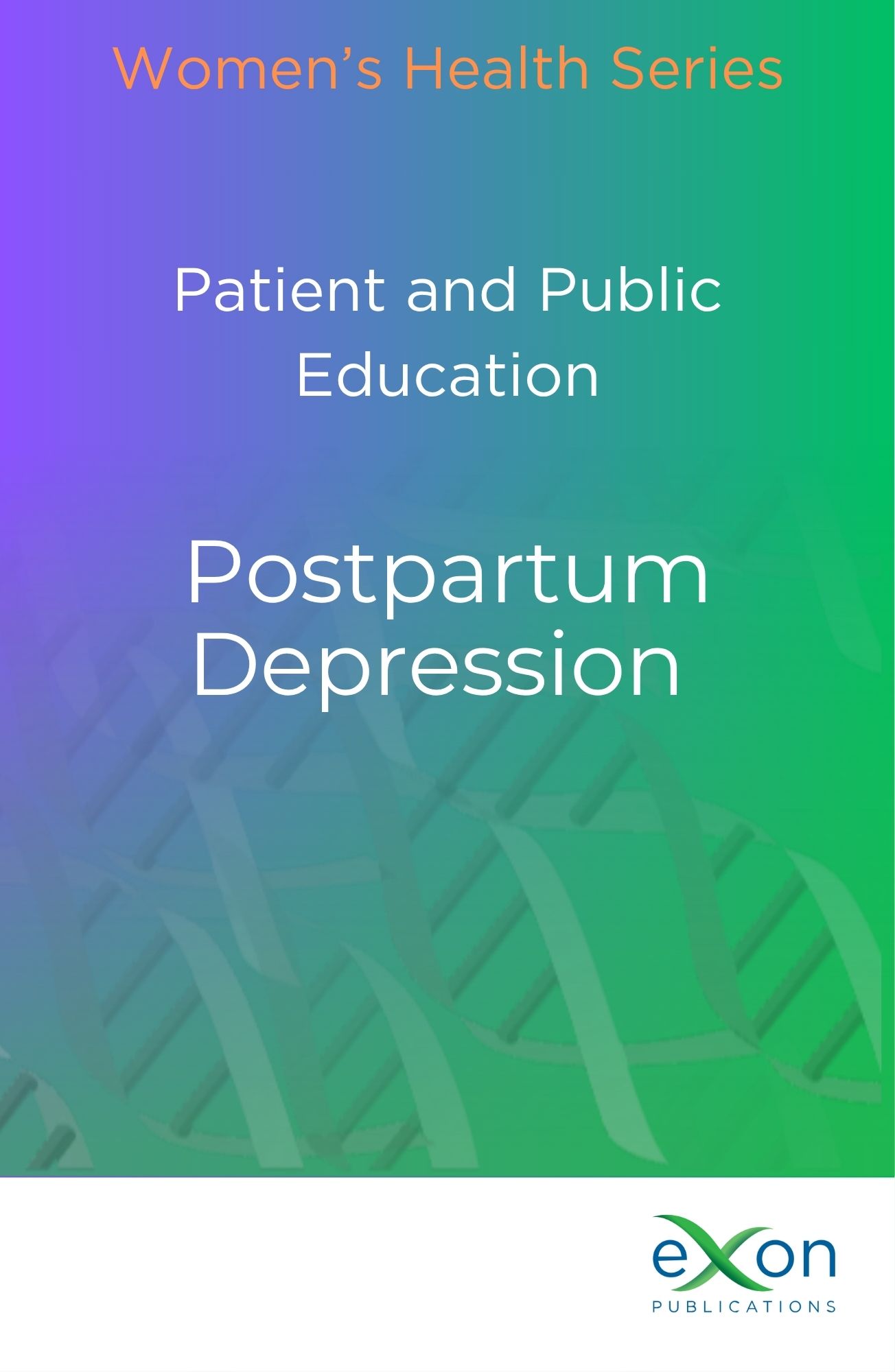 Postpartum depression book cover