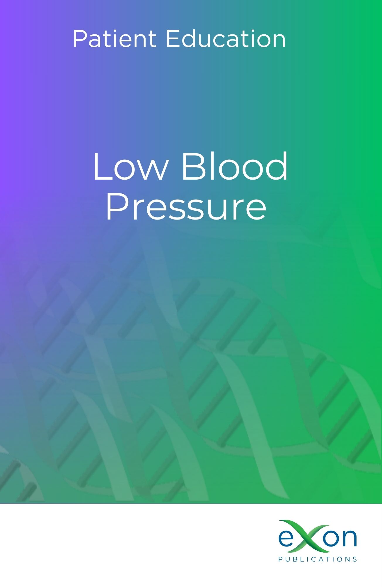 Low Blood Pressure Book Cover