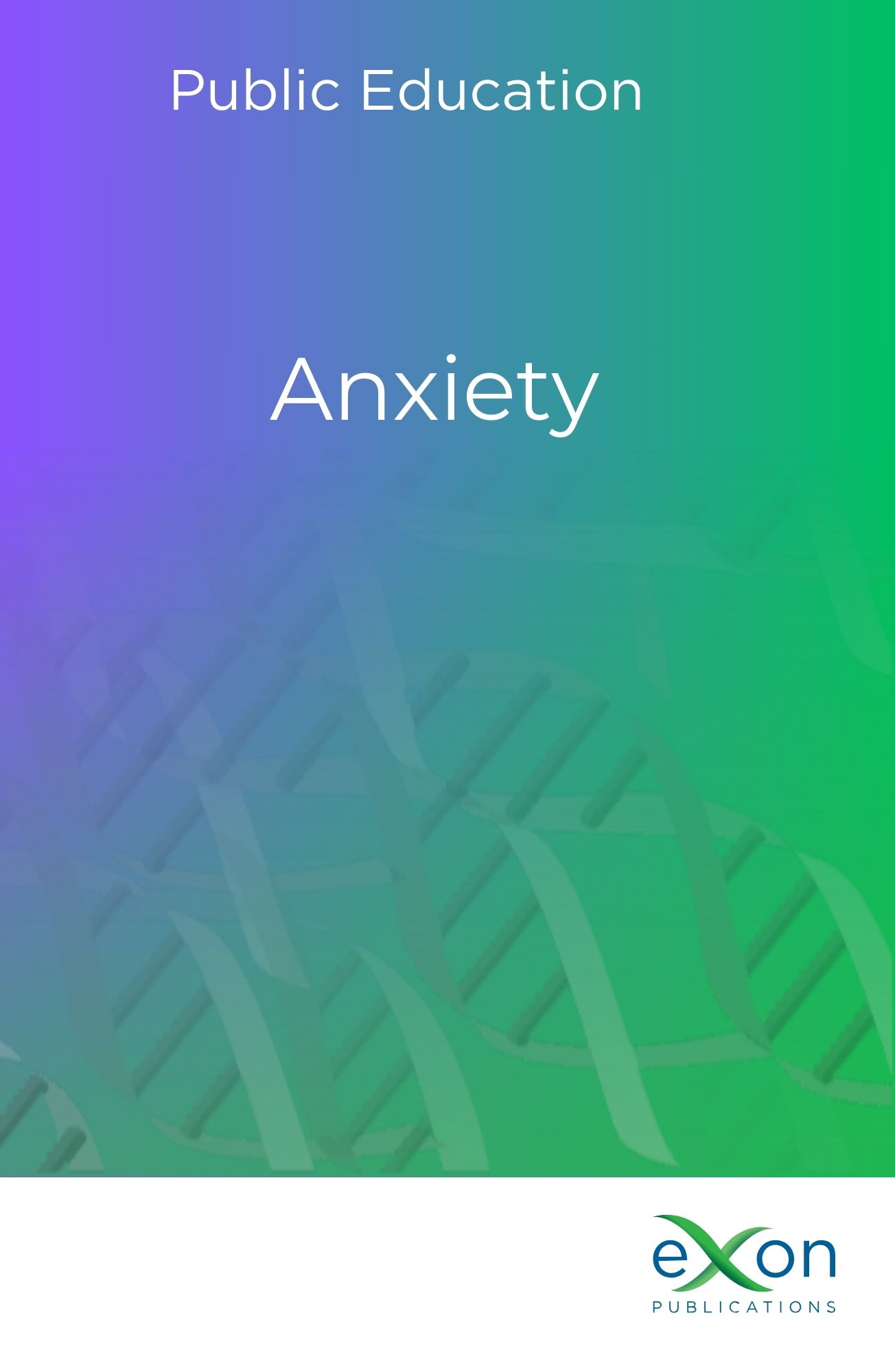 Anxiety book cover