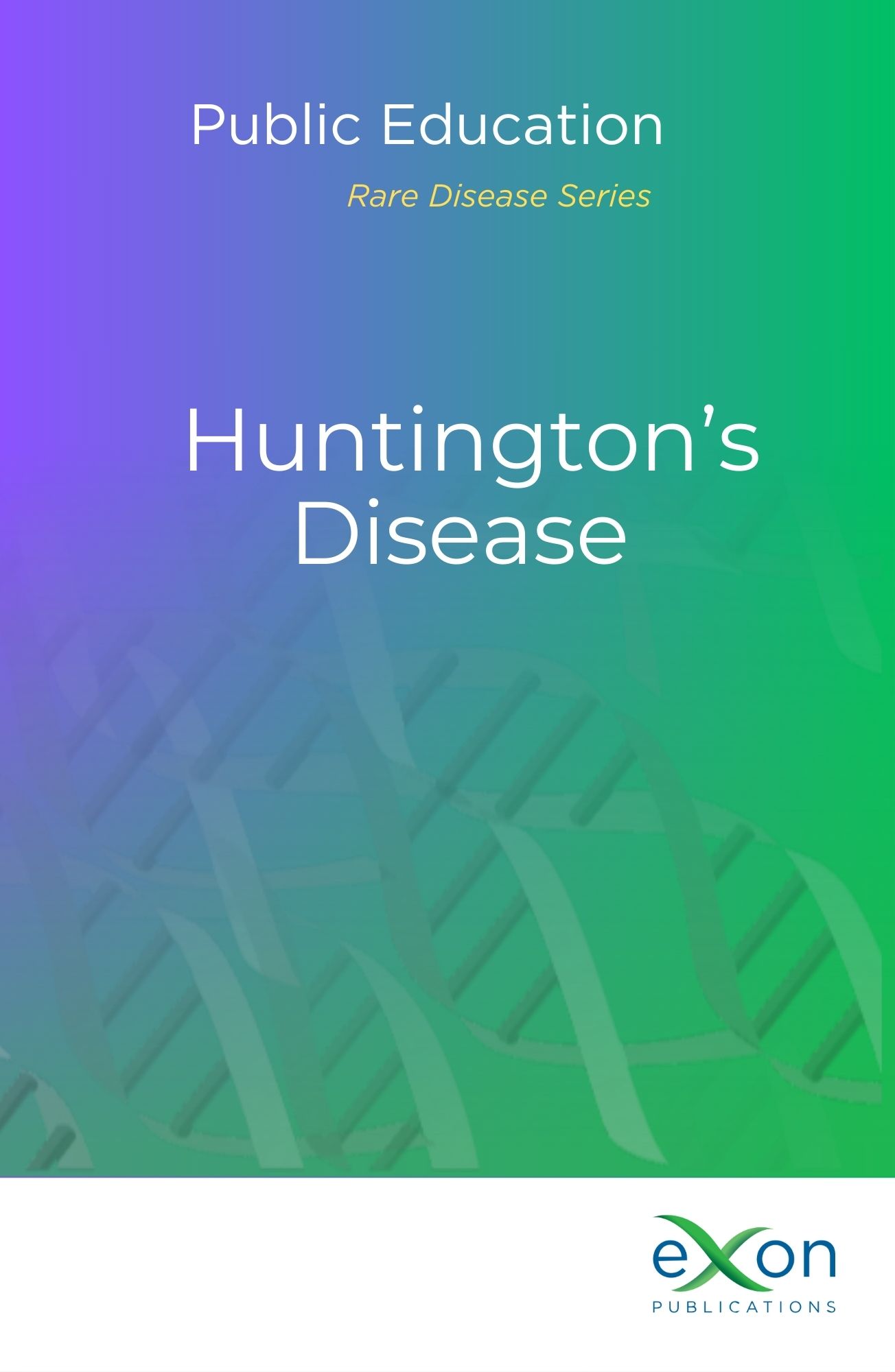 Huntington’s Disease Book Cover